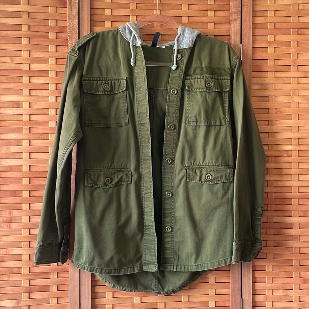 H&M Green Utility Jacket